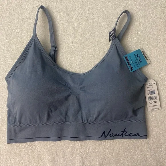 Nautica Blue Sports Bra Intimates & Sleepwear - Picture 1 of 5
